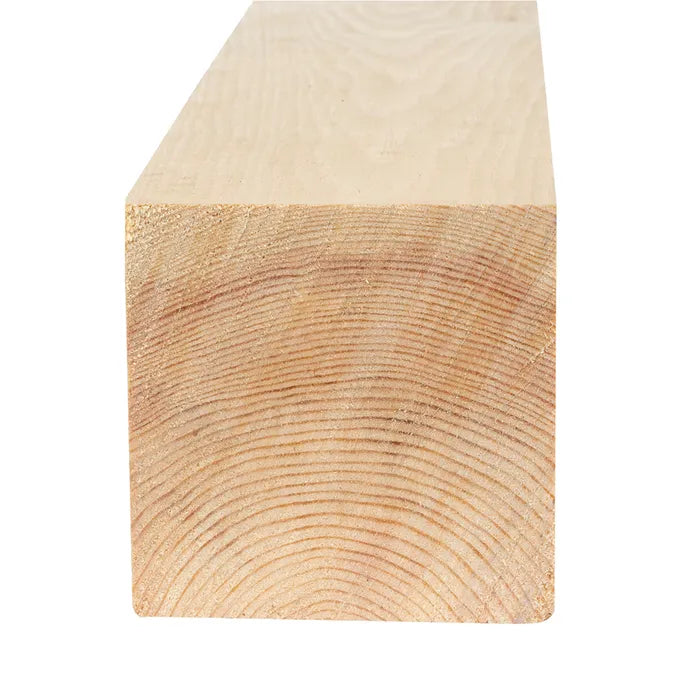 100mm x 100mm Planed Softwood PAR Timber (4'' x 4'') Finish 96mm x 96mm