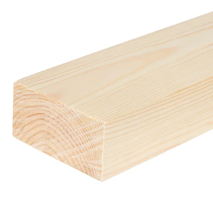 100mm x 50mm Planed Softwood PAR Timber (4'' x 2'') Finish 94mm x 44mm
