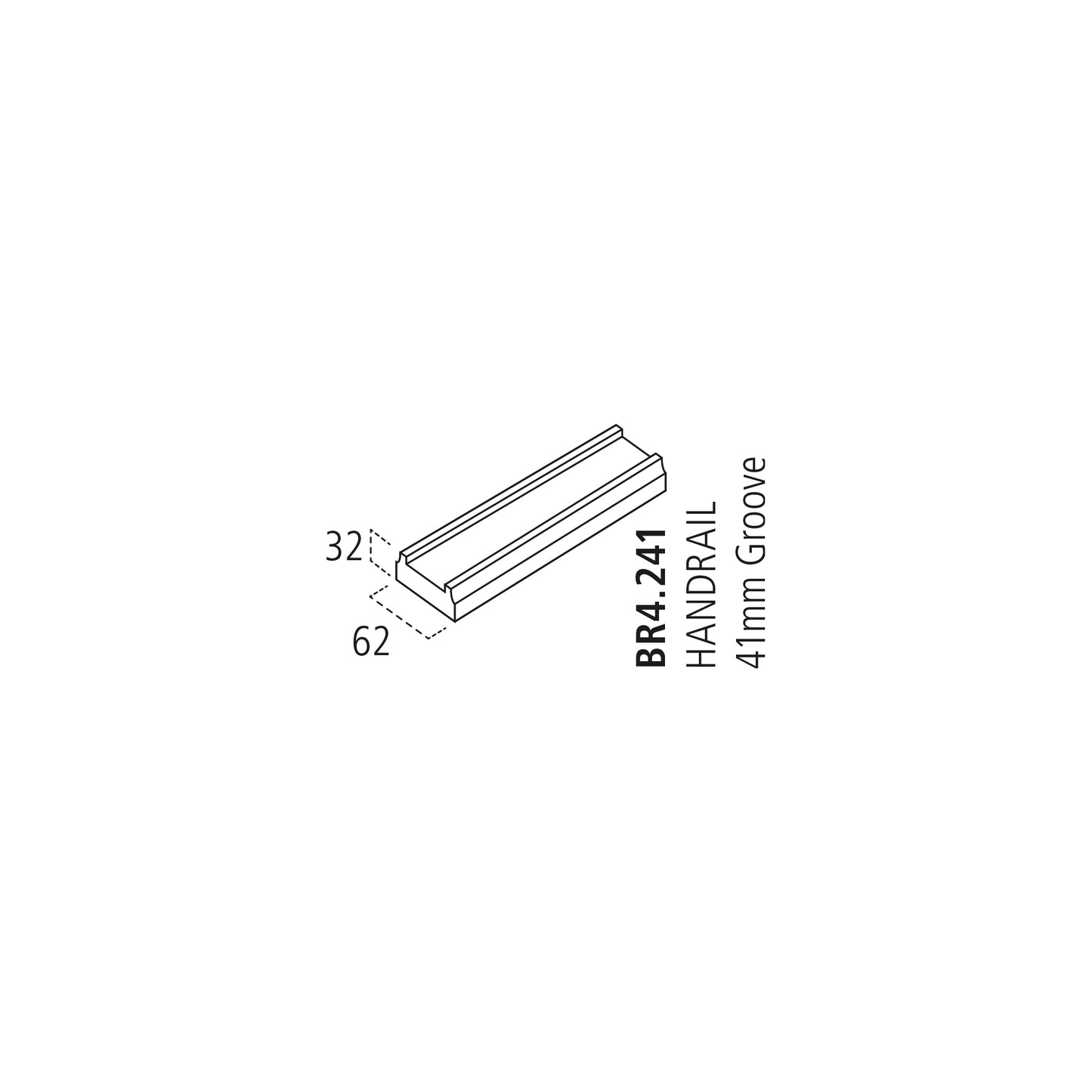 Pine Baserail 41mm