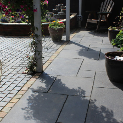 Carbon Black Limestone Paving (Project Pack 18.9 sq/m)