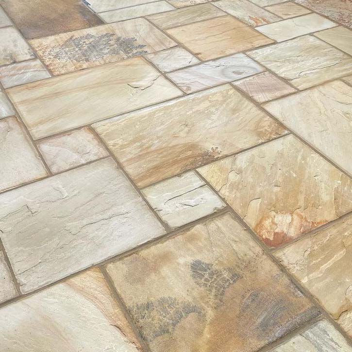 Golden Fossil Paving