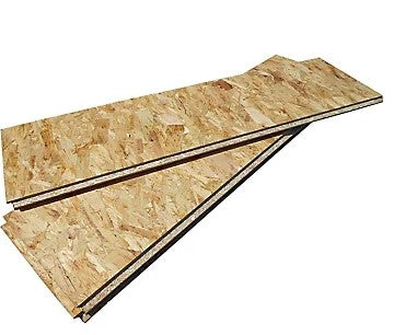 OSB Tongue & Groove Flooring Board 1220mm x 300mm x 18mm (Pack of 3)