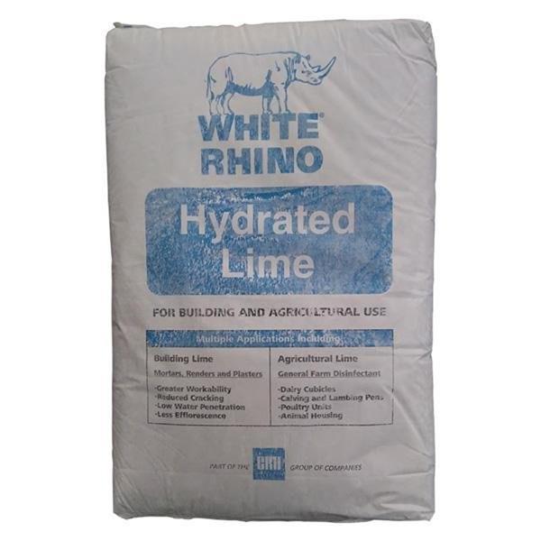 White Rhino Hydrated Lime 25kg