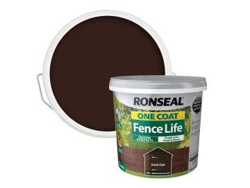Ronseal One Coat Fence Life Dark Oak 5 Litre
