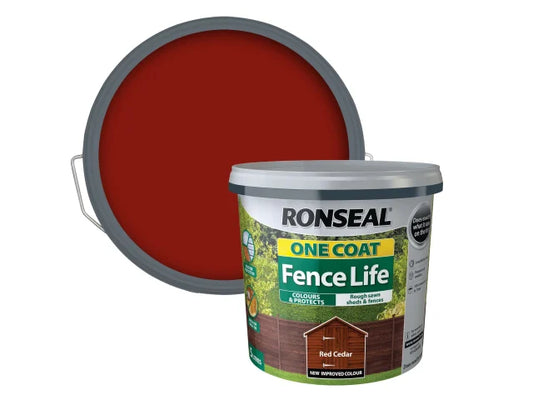 Ronseal One Coat Fence Life Red Cedar 5 Litre