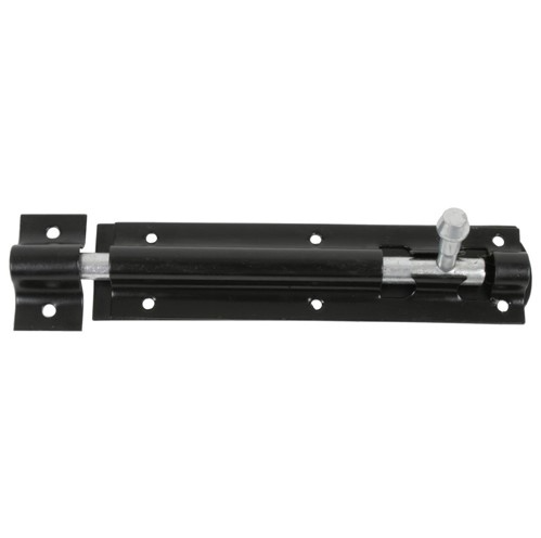Straight Tower Bolt - Black