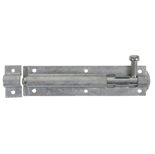 Straight Tower Bolt - Galvanised