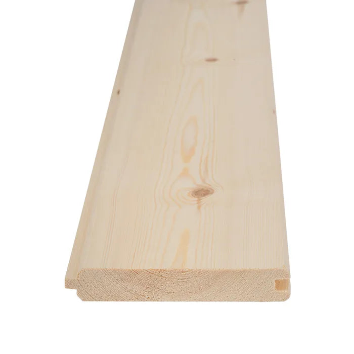 125mm x 25mm x 4.5m Softwood T&G V Cladding (Finish 119mm x 20mm)