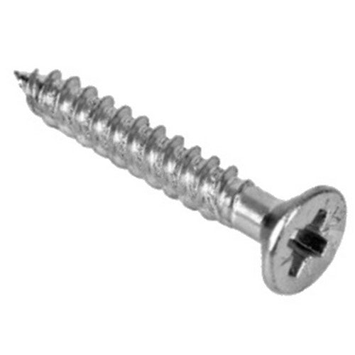 Twinthread Woodscrew BZP CSK Recess