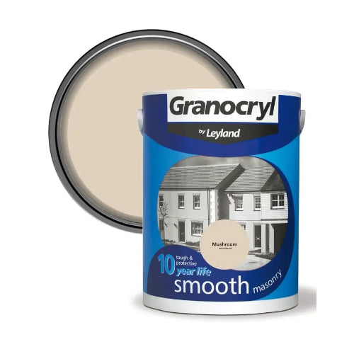 Leyland Granocryl Smooth Masonry Paint - Mushroom 5 Litre