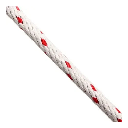 Storm Waxed Cotton Sash Cord 12.5m Red Spot (Size 8)