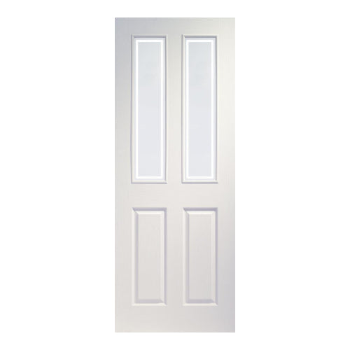 White Moulded Victorian with Forbes Glass