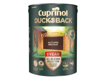 Cuprinol Ducksback 5 Litre - Autumn Brown