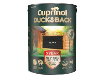 Cuprinol Ducksback 5 Litre - Black