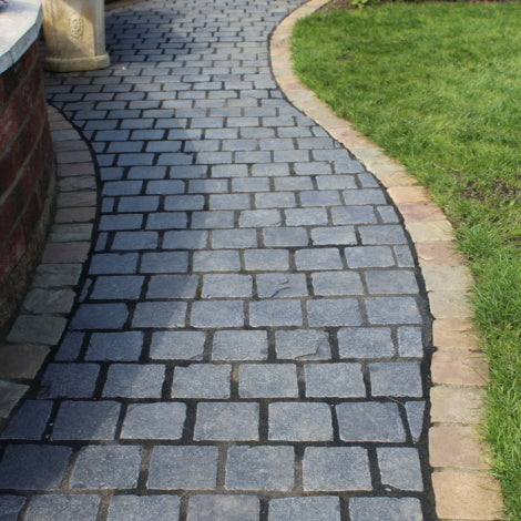 Ebony Limestone Cobbles 100mm x 100mm