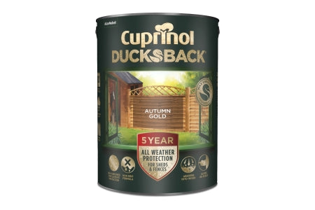 Cuprinol Ducksback 5 Litre - Autumn Gold
