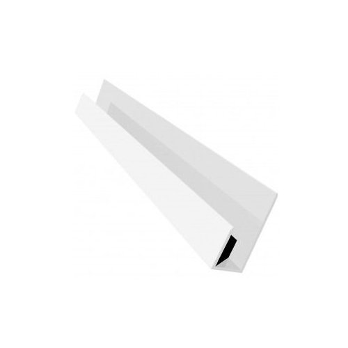 PVC Cladding Edge Trim 2.7m - White
