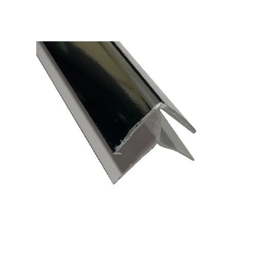 PVC Cladding External Corner 2.7m - Silver