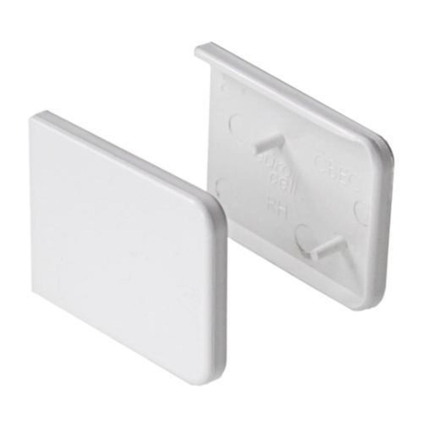 Fascia Board End Cap White 100mm (Pair)