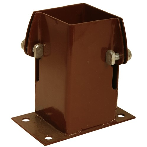 Fence Post Support - Bolt Down 75mm x 75mm