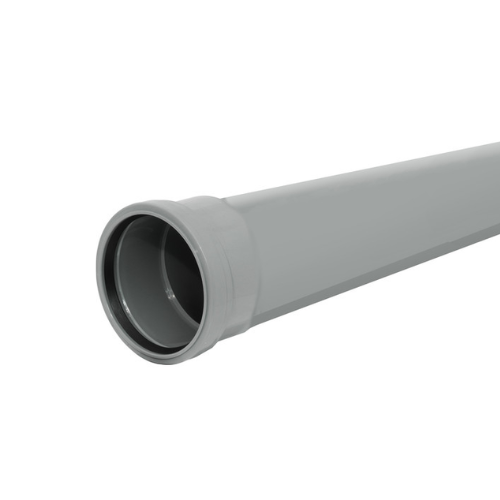 110mm Soil Pipe 3m - Grey