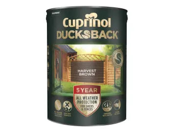 Cuprinol Ducksback 5 Litre - Harvest Brown