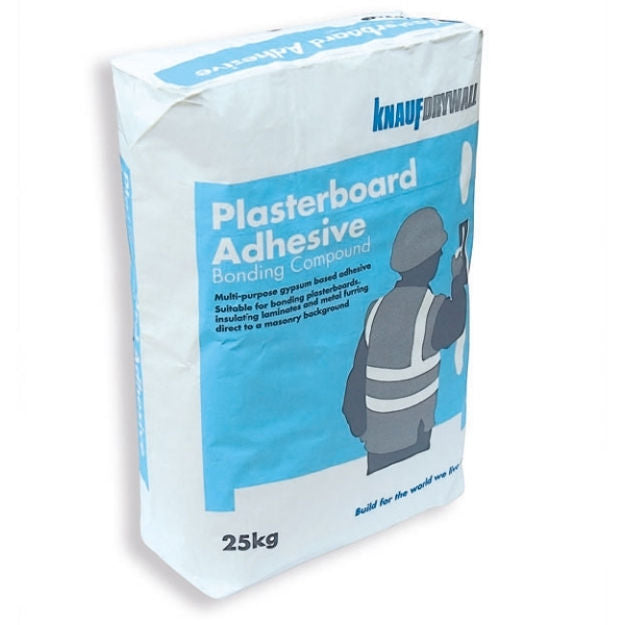 Knauf Gypsum Based Plasterboard Adhesive 25kg