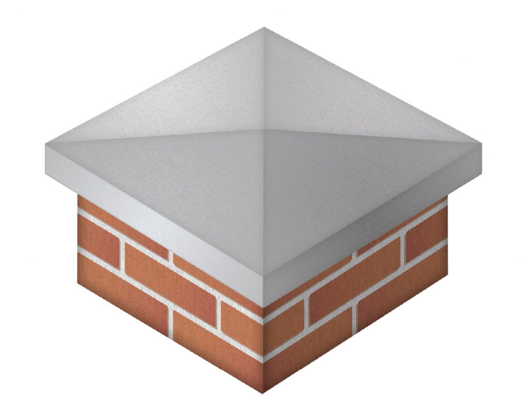 Concrete Pillar Caps - Peaked