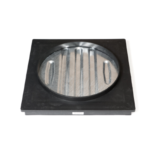 Deep Recessed Square to Round Manhole Cover
