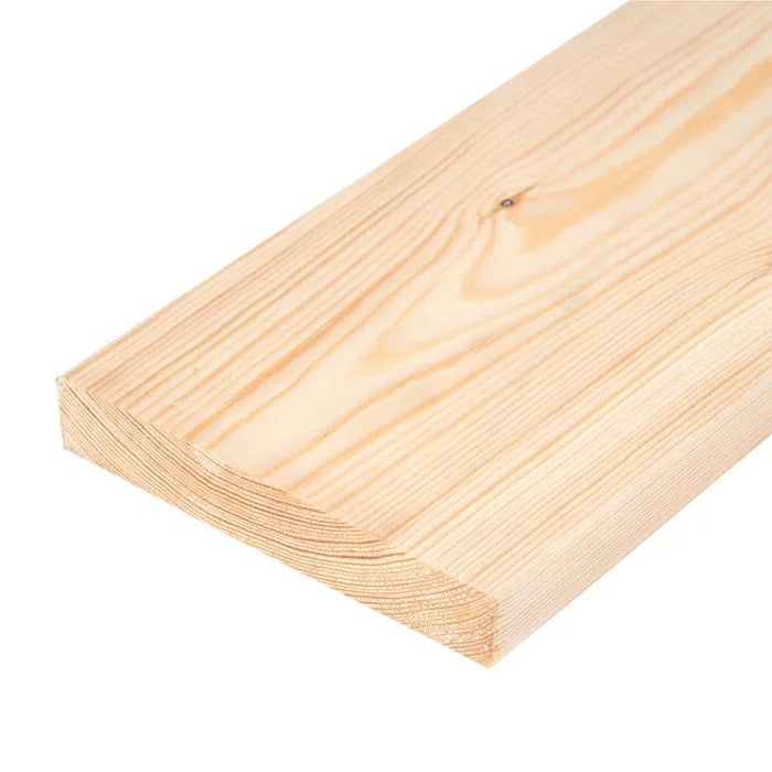 25mm x 125mm Planed Softwood PAR Timber (5'' x 1'') Finish 20mm x 119mm