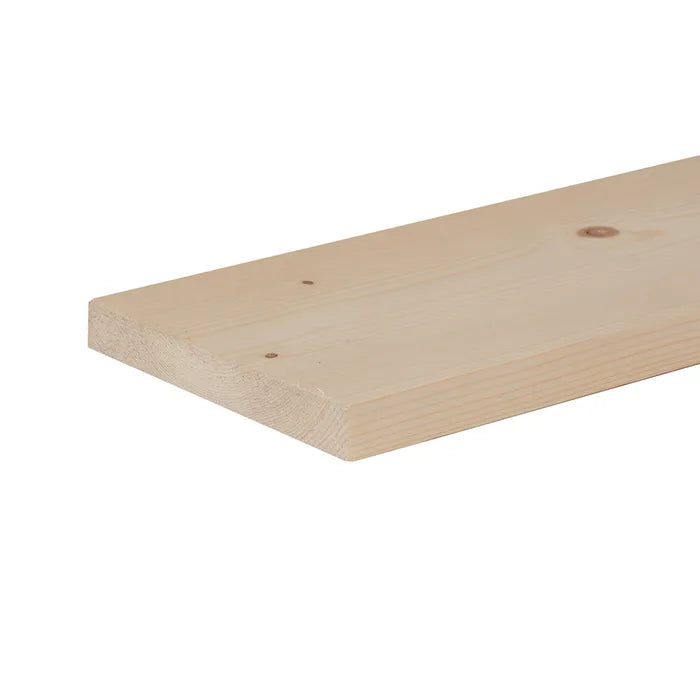 25mm x 150mm Planed Softwood PAR Timber (6'' x 1'') Finish 20mm x 144mm