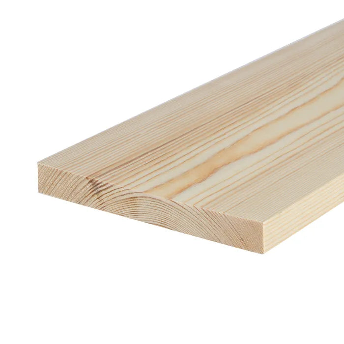 25mm x 175mm Planed Softwood PAR Timber (7'' x 1'') Finish 20mm x 169mm
