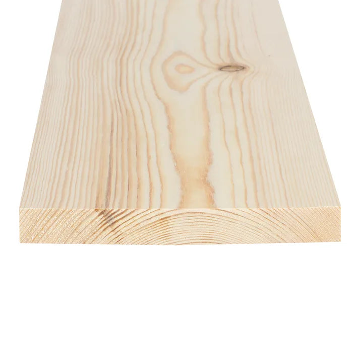 25mm x 175mm Planed Softwood PAR Timber (7'' x 1'') Finish 20mm x 169mm