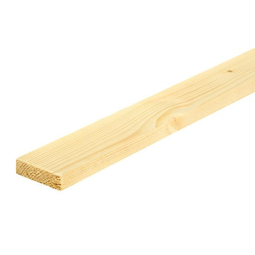 19mm x 38mm Planed Softwood PAR Timber (1 1/2'' x 3/4'') Finish 12mm x 33mm