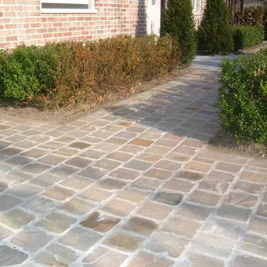 Raj Sandstone Cobbles 100mm x 100mm