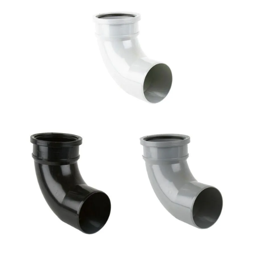 110mm Soil 92.5 Degree Single Socket Bend | Davies DIY