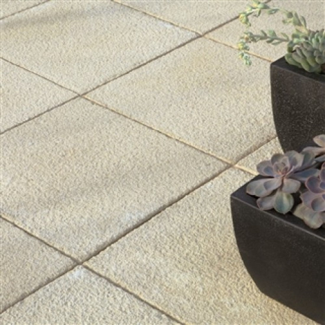 Castacrete Textured Paving 450mm x 450mm - Yellow