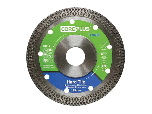 CorePlus Diamond Blade Hard Tile Turbo 115mm