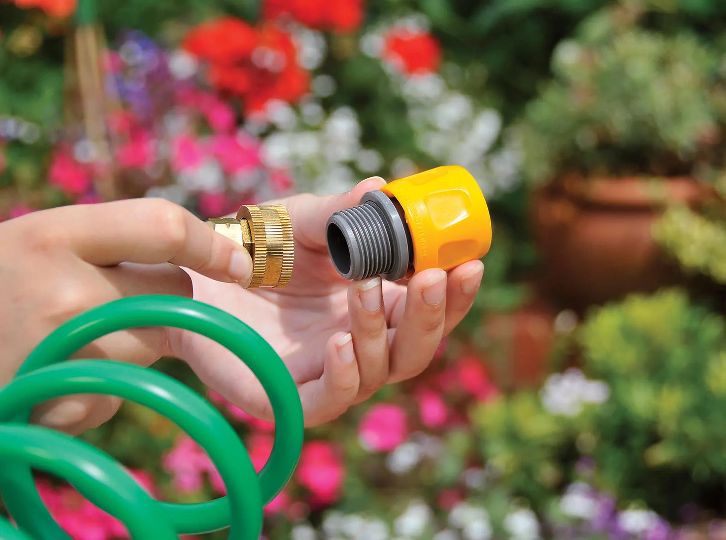 Hozelock 2170 3/4″ BSP Flat Hose and Spiral Hose Adaptor