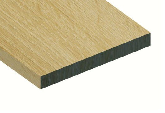 American white oak PAR timber board, planed all round, natural wood finish