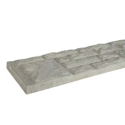 Concrete Rockface Gravel Board 50mm x 305mm x 1830mm