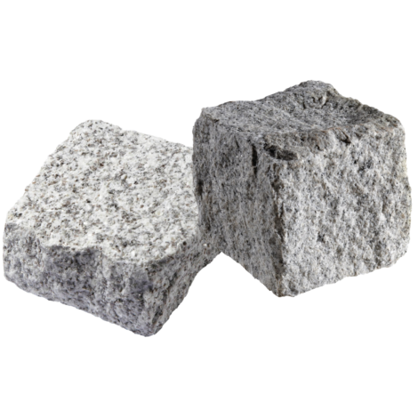 Silver Sett Granite Cobbles 100mm x 100mm (5 - 6 sq/m pack)