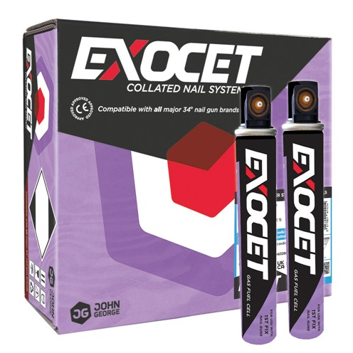 Exocet Ringshank EXOGALV PLUS 90 x 3.1 with Gas Cartridge