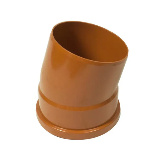 110mm Underground 15° Bend Single Socket