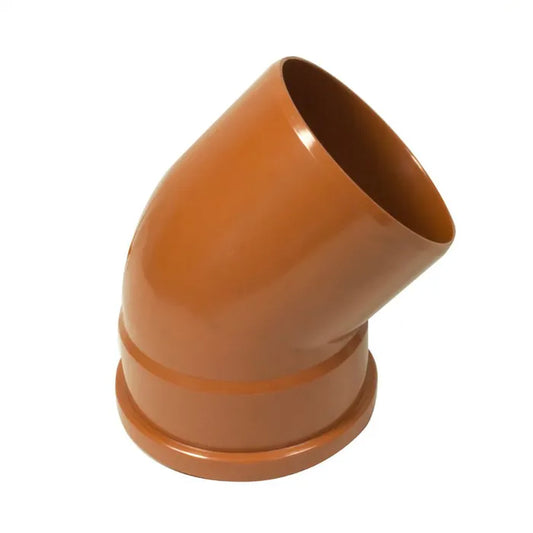 110mm Underground 45° Bend Single Socket