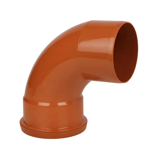 110mm Underground 90° Bend Single Socket