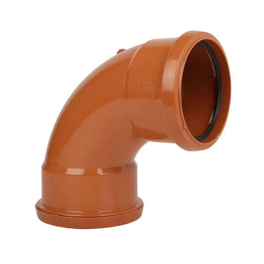 110mm Underground 90° Bend Double Socket