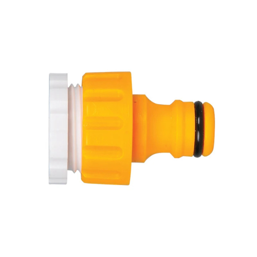 Hozelock threded tap connector garden hose fitting on a white background