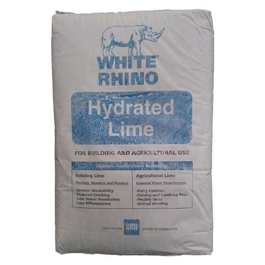 White Rhino Hydrated Lime 25kg