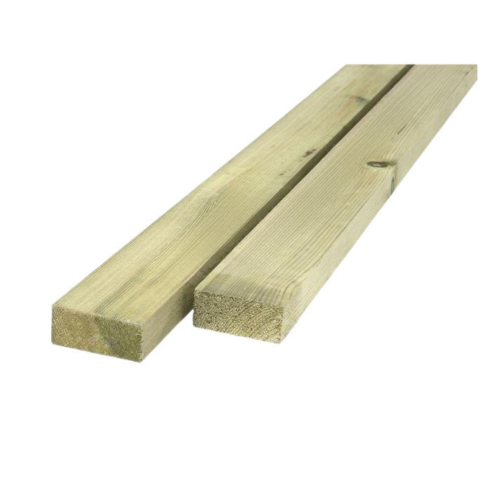 25mm x 50mm Treated Planed Softwood PAR Timber (2'' x 1'') Finish 20mm x 44mm